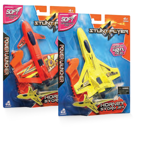 Stunt Flyer Hornet Storm Jet - YELLOW
